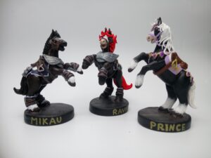 Figurines de chevaux dans Zelda Breath of the Wild, Prince, Mikau et Ravio